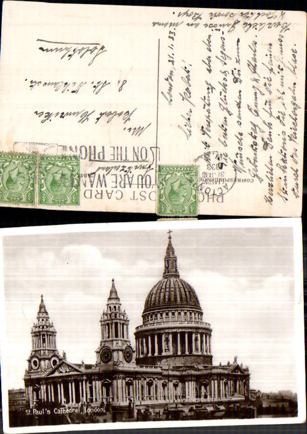 Alte Ansichtskarte – Old Postcard