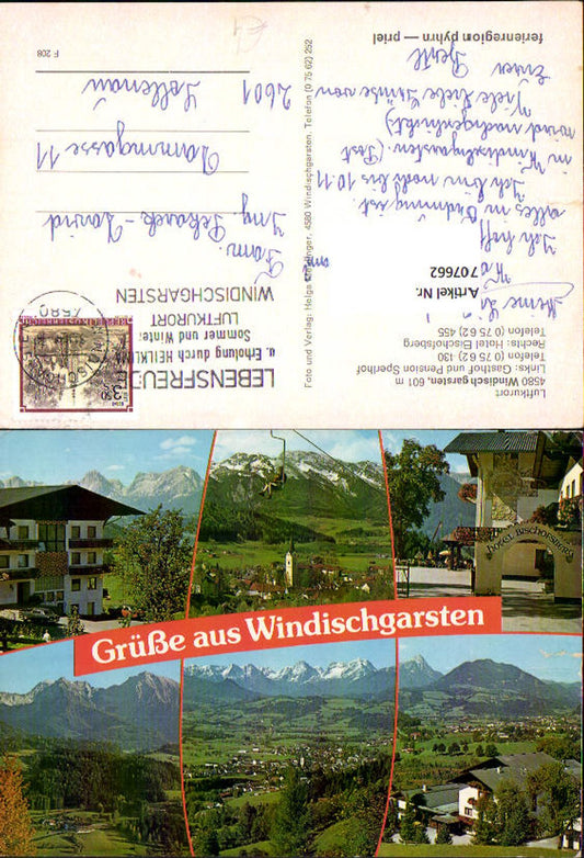 707662 Multi-image AK Windischgarsten Gasthof Pension Sperlhof Chairlift