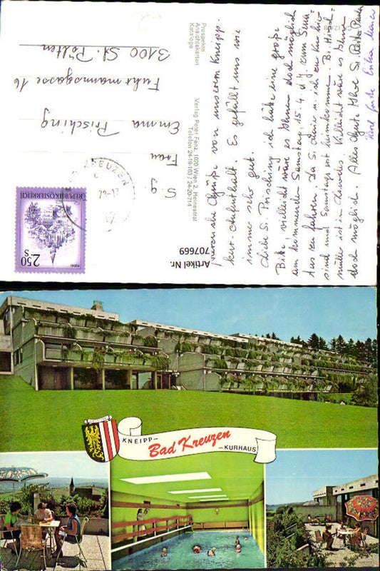 707669 Multi-image postcard Bad Kreuzen Kurhaus