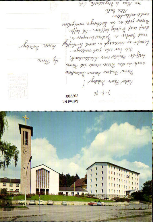 707700 Bad Schallerbach, spa, Lourdes Jubilee Church, St. Raphael Spa, VW Beetle
