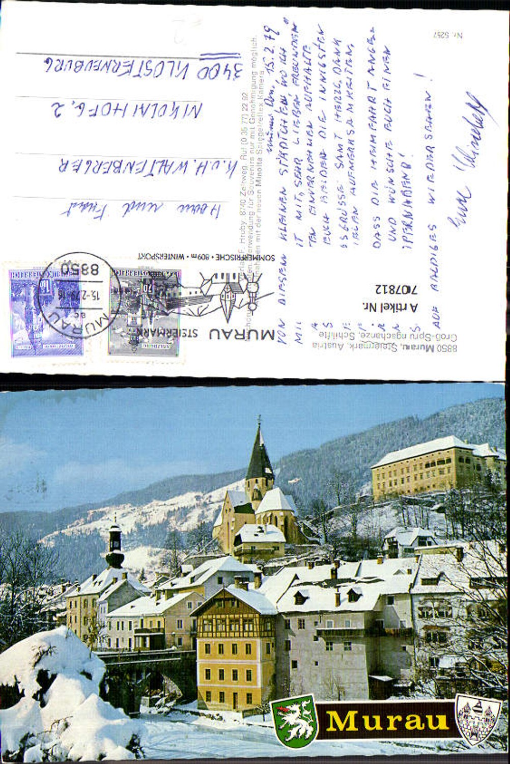 Alte Ansichtskarte – Old Postcard