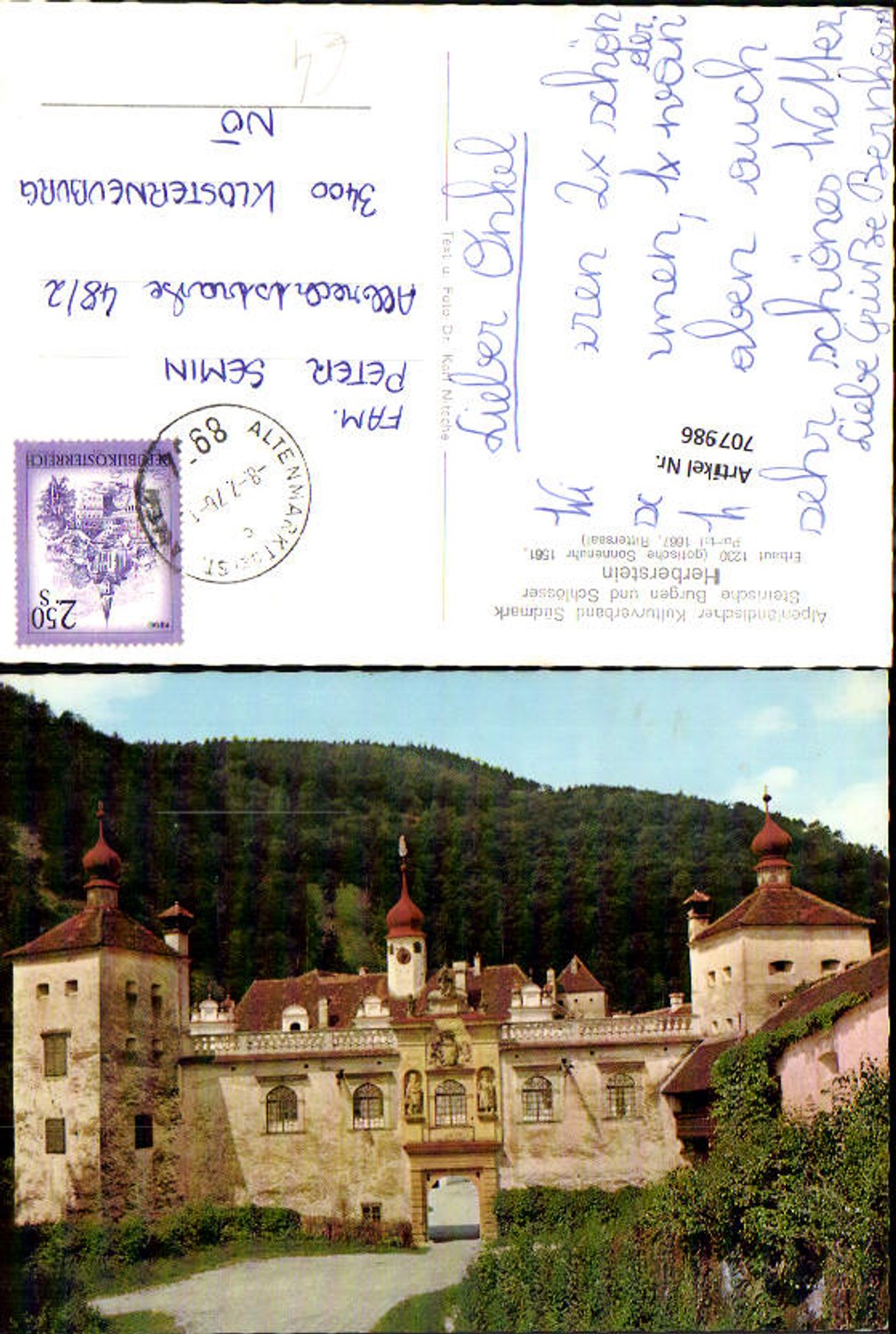 Alte Ansichtskarte – Old Postcard