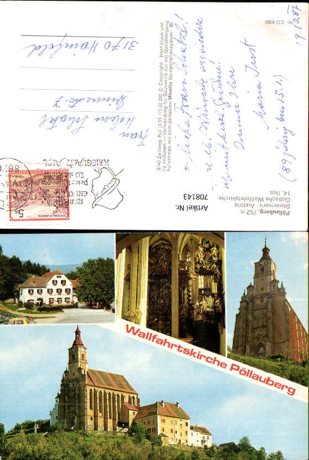 Alte Ansichtskarte – Old Postcard