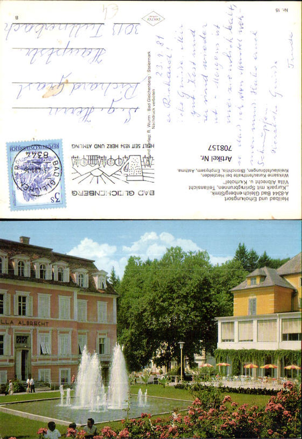 Alte Ansichtskarte – Old Postcard