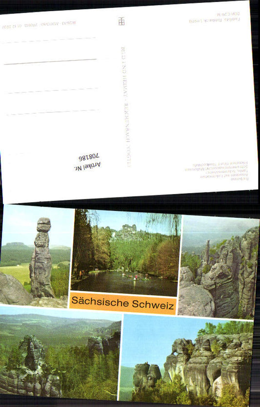 708186 Sächsische Schweiz Pfaffenstein Barbarine Königstein