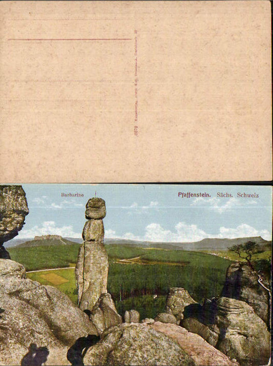 708198 Sächsische Schweiz Pfaffenstein Barbarine Königstein