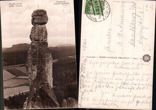708207 Sächsische Schweiz Pfaffenstein Barbarine Königstein
