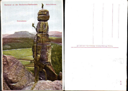 708212 Sächsische Schweiz Pfaffenstein Barbarine Königstein