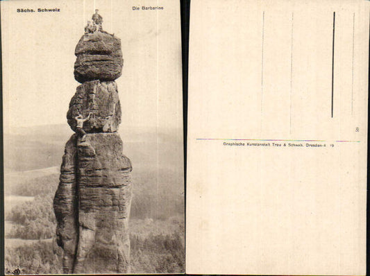 708216 Sächsische Schweiz Pfaffenstein Barbarine Königstein