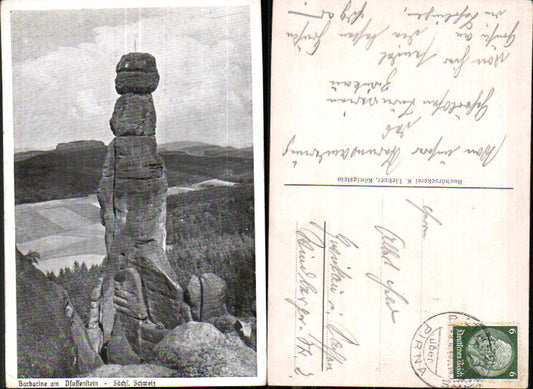 708219 Sächsische Schweiz Pfaffenstein Barbarine Königstein