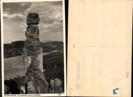 708220 Sächsische Schweiz Pfaffenstein Barbarine Königstein