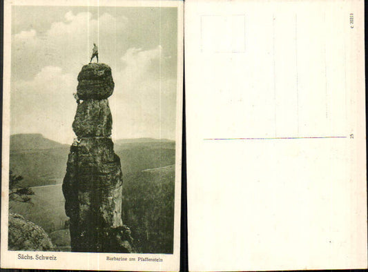 708225 Sächsische Schweiz Pfaffenstein Barbarine Königstein