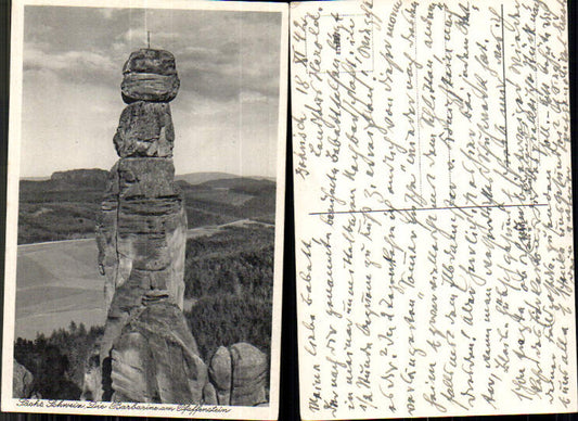 708237 Sächsische Schweiz Pfaffenstein Barbarine Königstein