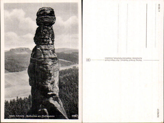 708240 Sächsische Schweiz Pfaffenstein Barbarine Königstein