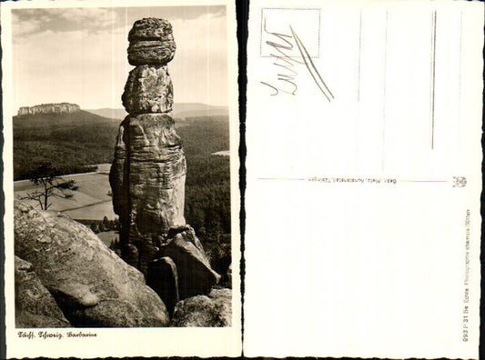708241 Sächsische Schweiz Pfaffenstein Barbarine Königstein