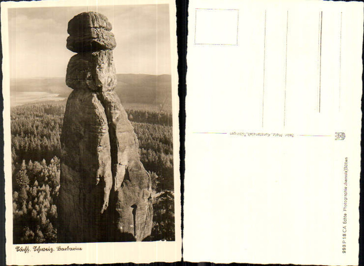 708243 Sächsische Schweiz Pfaffenstein Barbarine Königstein