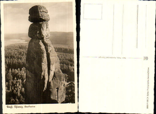 708243 Sächsische Schweiz Pfaffenstein Barbarine Königstein