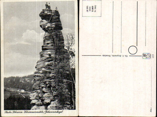 708244 Sächsische Schweiz Pfaffenstein Barbarine Königstein