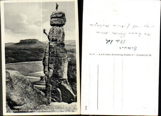 708245 Sächsische Schweiz Pfaffenstein Barbarine Königstein