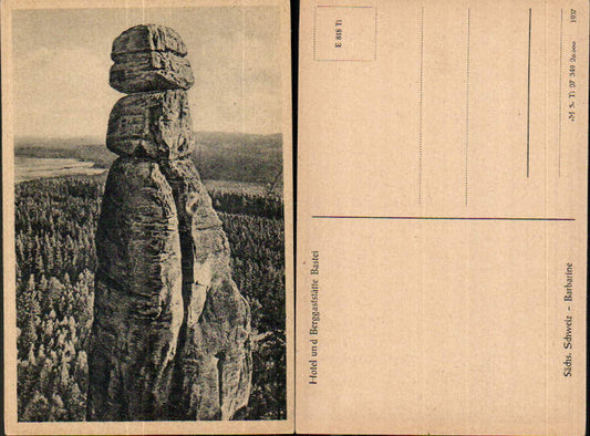 708246 Sächsische Schweiz Pfaffenstein Barbarine Königstein