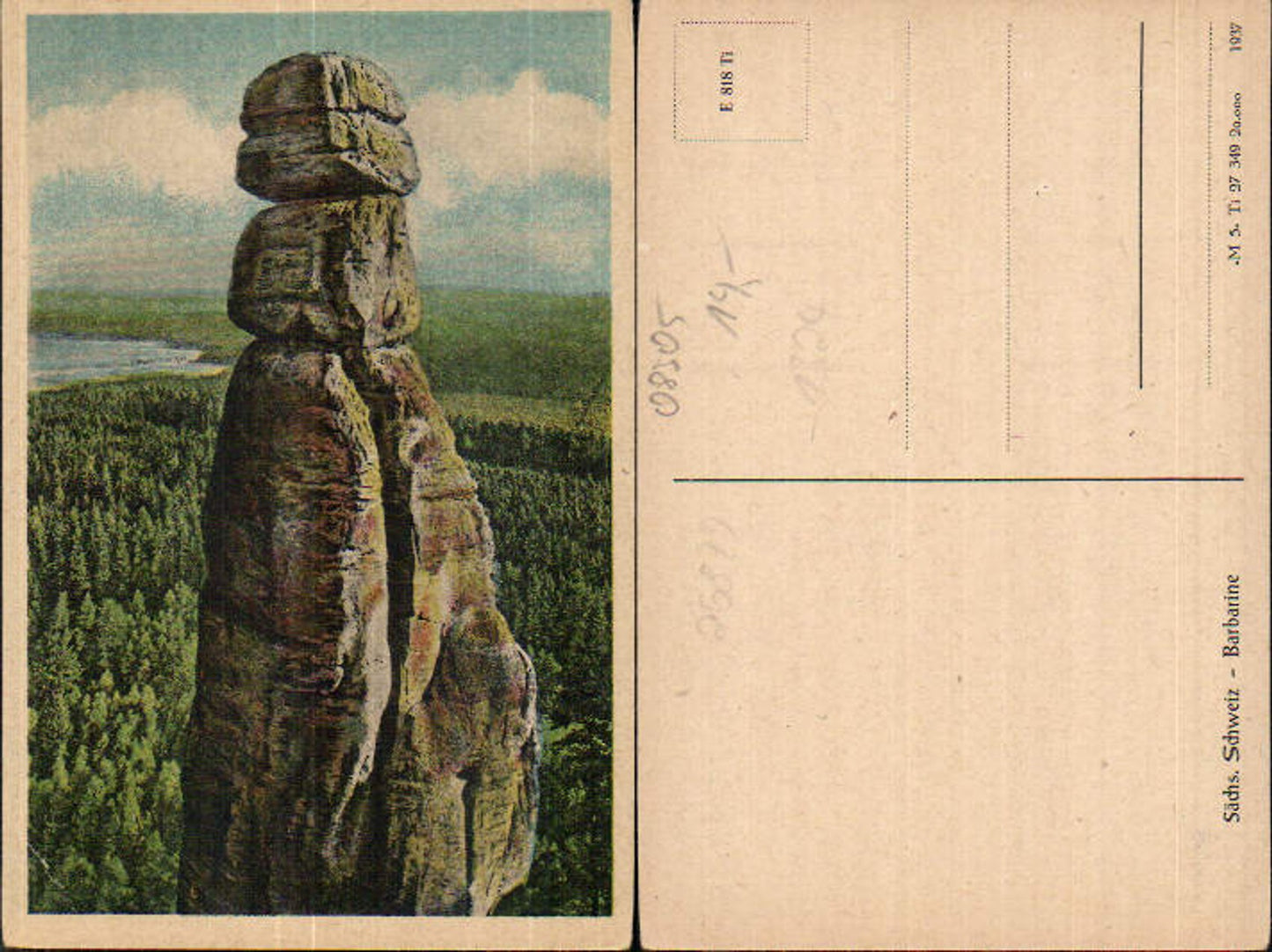 708248 Saxon Switzerland Pfaffenstein Barbarine Königstein