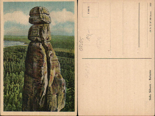 708248 Sächsische Schweiz Pfaffenstein Barbarine Königstein