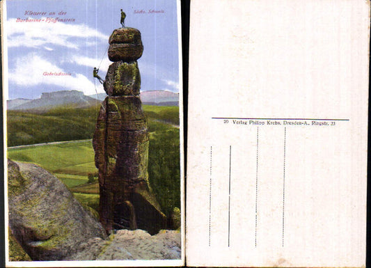708249 Sächsische Schweiz Pfaffenstein Barbarine Königstein