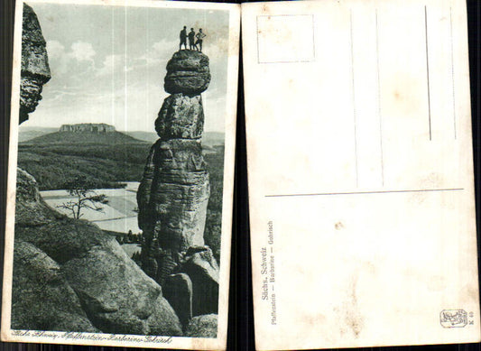 708250 Sächsische Schweiz Pfaffenstein Barbarine Königstein