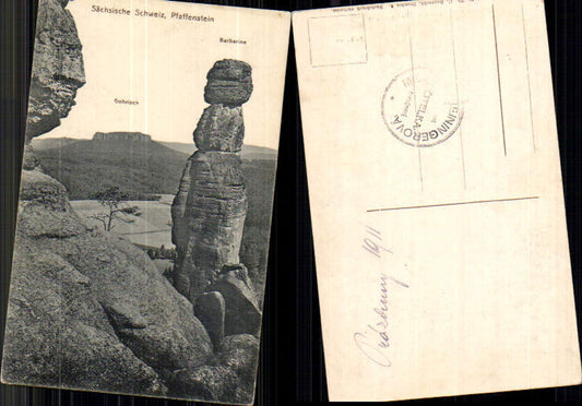 708258 Sächsische Schweiz Pfaffenstein Barbarine Königstein
