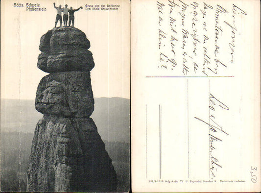 708260 Sächsische Schweiz Pfaffenstein Barbarine Königstein