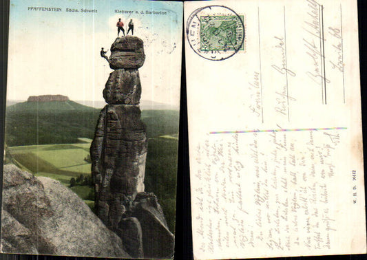 708262 Sächsische Schweiz Pfaffenstein Barbarine Königstein