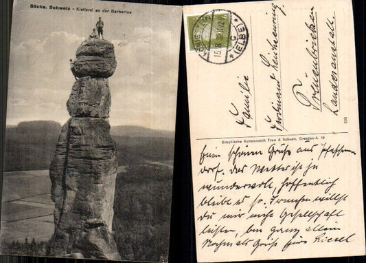 708267 Sächsische Schweiz Pfaffenstein Barbarine Königstein