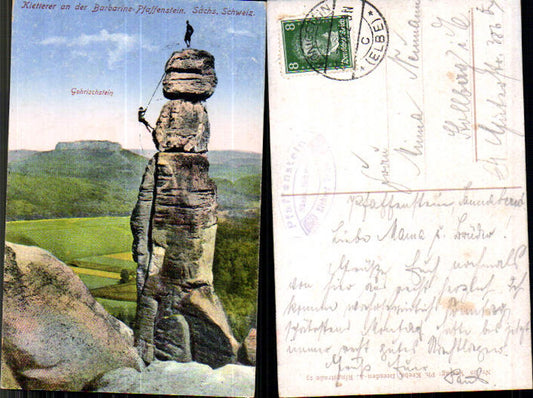 708268 Sächsische Schweiz Pfaffenstein Barbarine Königstein