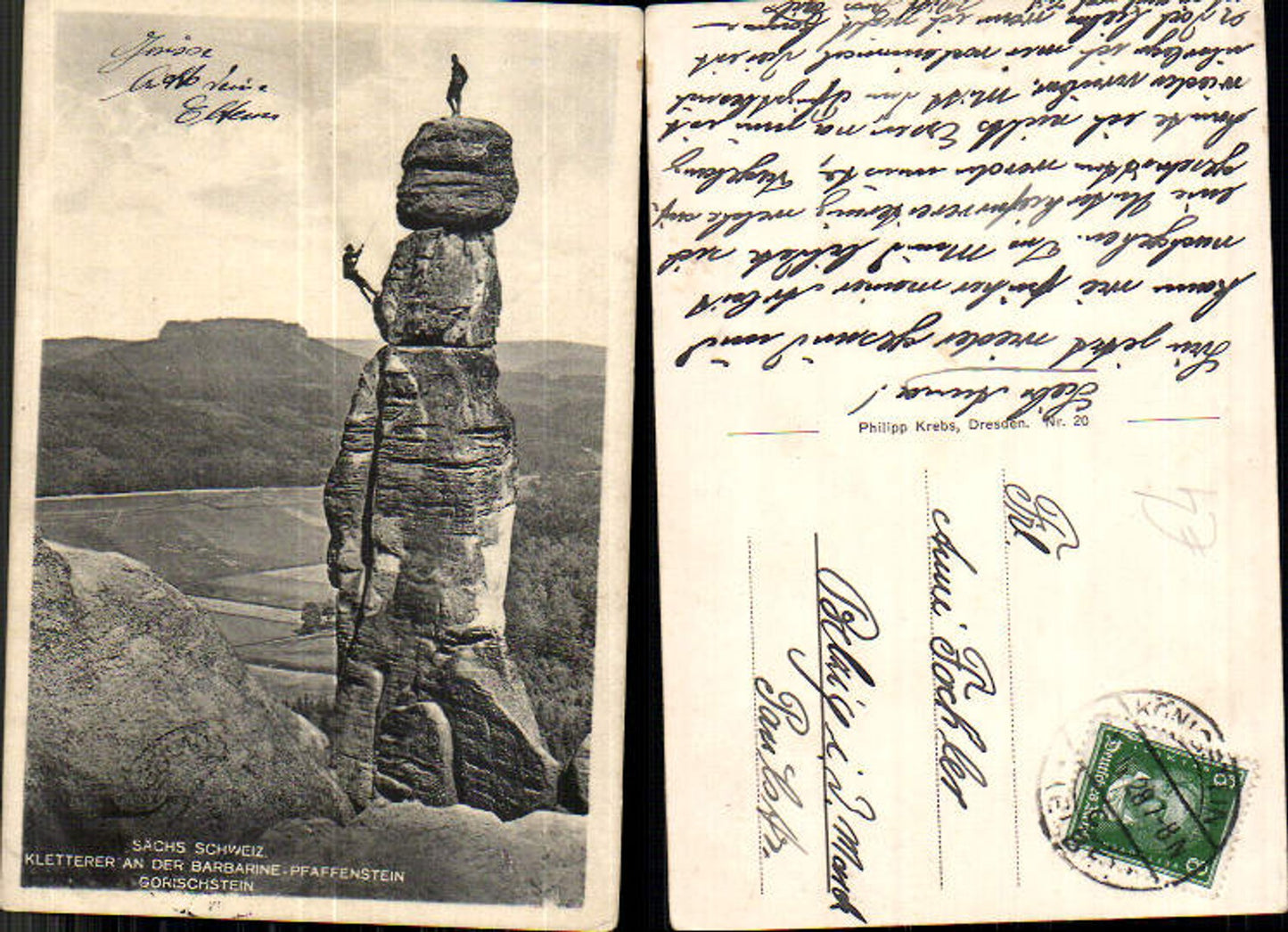 708272 Sächsische Schweiz Pfaffenstein Barbarine Königstein