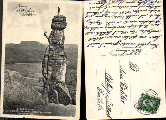 708272 Sächsische Schweiz Pfaffenstein Barbarine Königstein