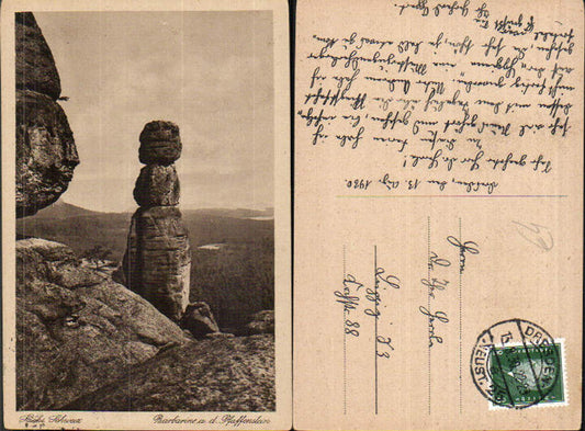 708274 Sächsische Schweiz Pfaffenstein Barbarine Königstein