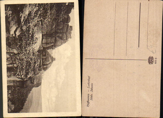 708277 Sächsische Schweiz Pfaffenstein Lutherkopf Königstein
