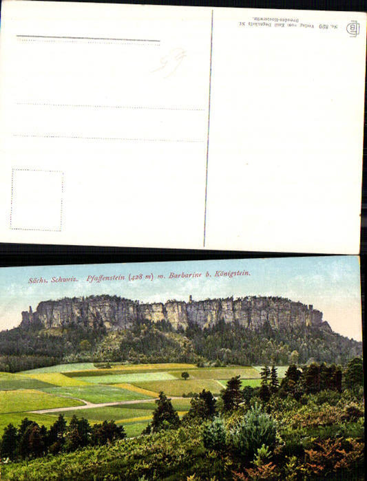 708278 Sächsische Schweiz Pfaffenstein Barbarine Königstein