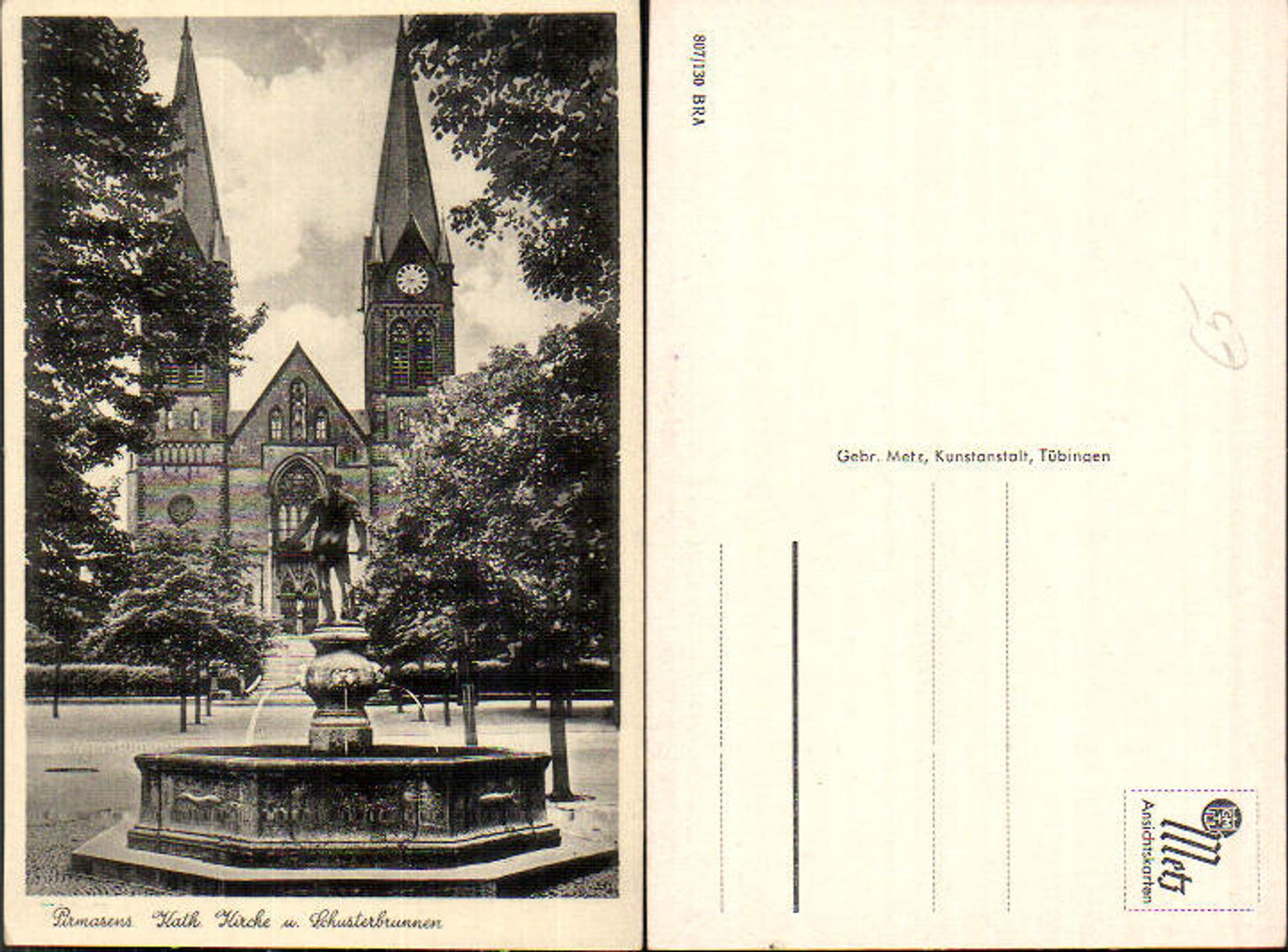 708283 Pirmasens Brunnen Schusterbrunnen