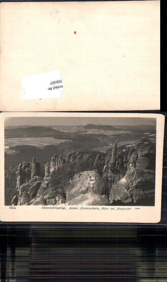 708307 Walter Hahn 3385 Elbsandsteingebirge Rathen Schandau Schrammsteine