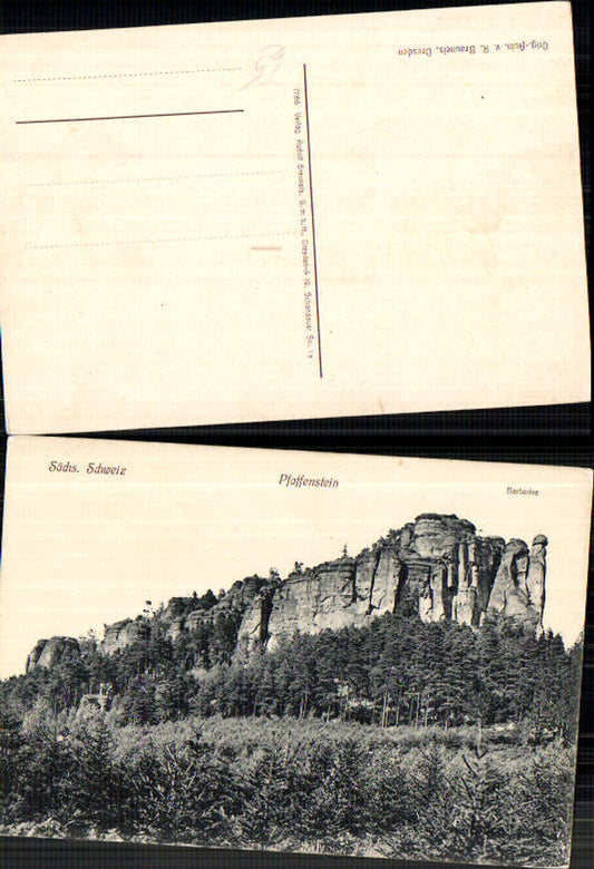708318 Sächsische Schweiz Rathen Königstein Pfaffenstein Barbarine
