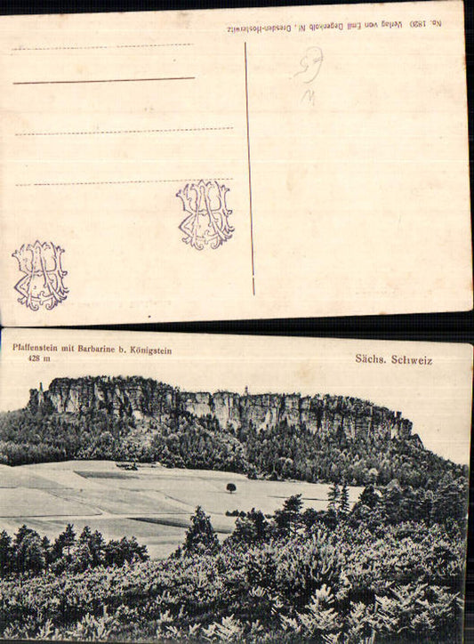 708325 Sächsische Schweiz Rathen Königstein Pfaffenstein