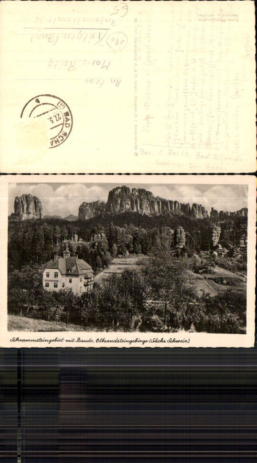 708329 Sächsische Schweiz Rathen Königstein Baude Schrammsteine