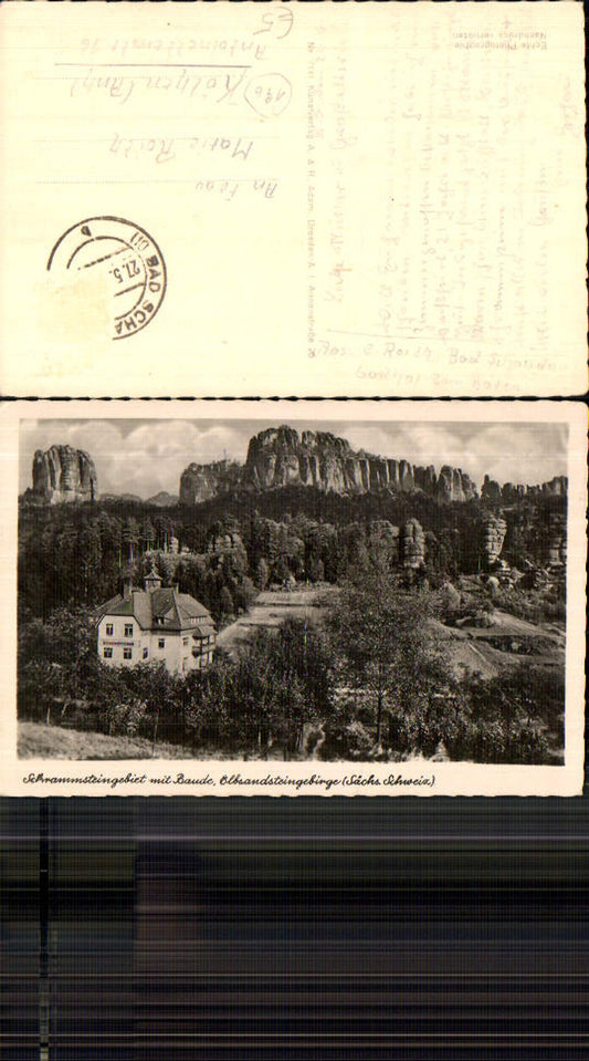 708329 Sächsische Schweiz Rathen Königstein Baude Schrammsteine