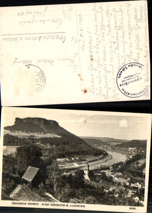 708333 Sächsische Schweiz Rathen Königstein Lilienstein