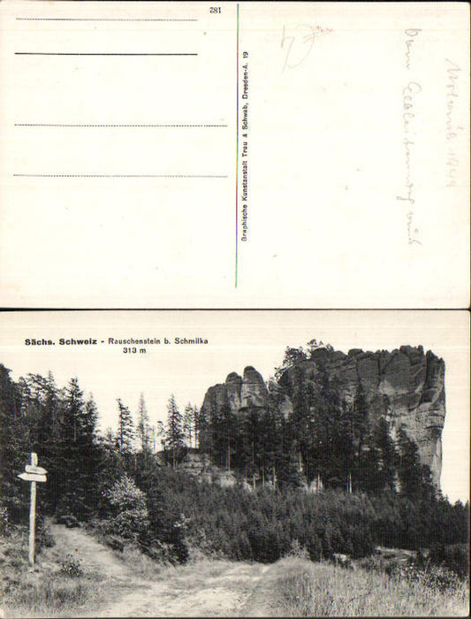 Sächsische Schweiz Rathen Königstein Rauschenstein b. Schmilka