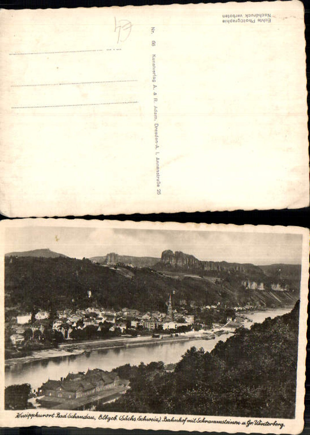 708340 Sächsische Schweiz Rathen Königstein Schandau Bahnhof