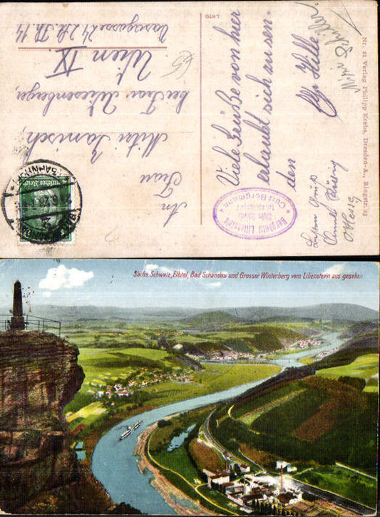 708346 Sächsische Schweiz Rathen Königstein Schandau Lilienstein