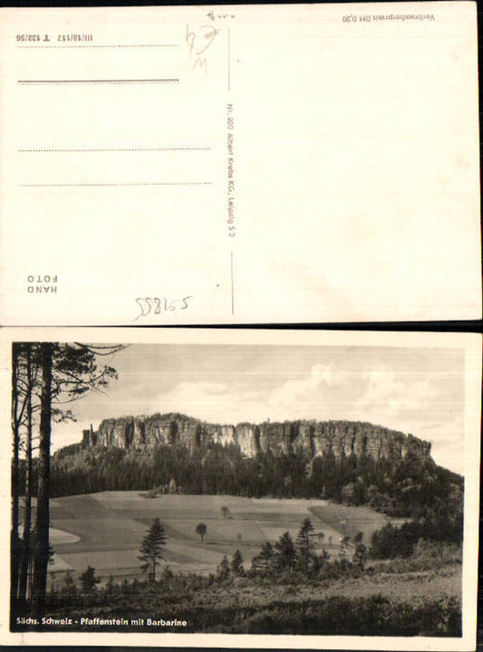 708348 Sächsische Schweiz Rathen Königstein Pfaffenstein Barbarine