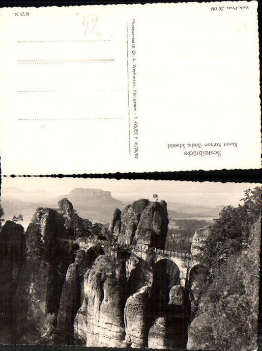 708356 Sächsische Schweiz Rathen Königstein Bastei Basteibrücke